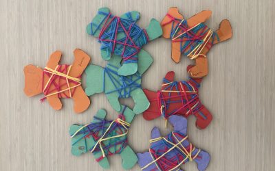 El regalo de la presencia: El viaje del tejido y la costura en preescolar.